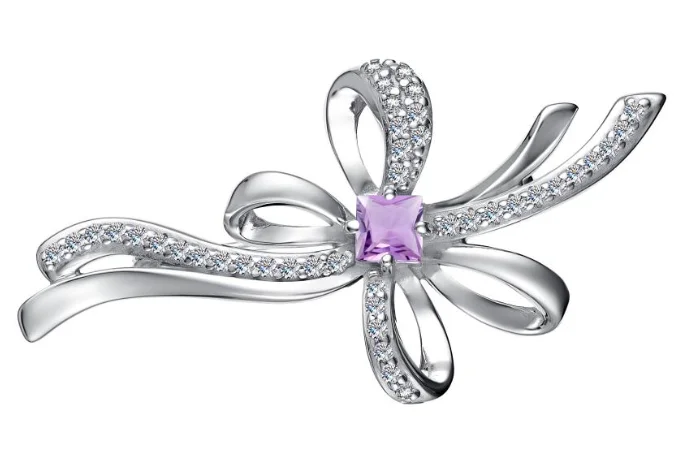 Брошь из серебра