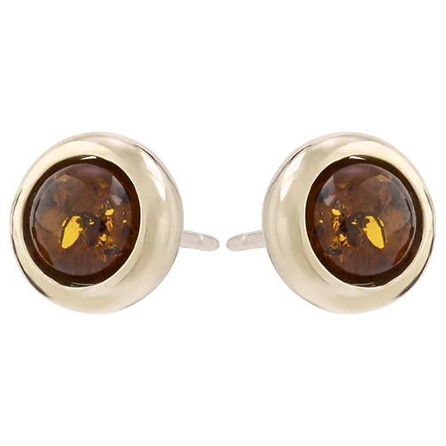 Серьги пуссеты из серебра
