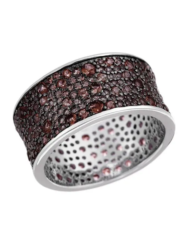 Кольцо декоративное из серебра