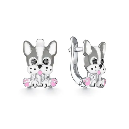 Серьги детские из серебра