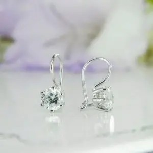 Серьги детские из серебра вид 1