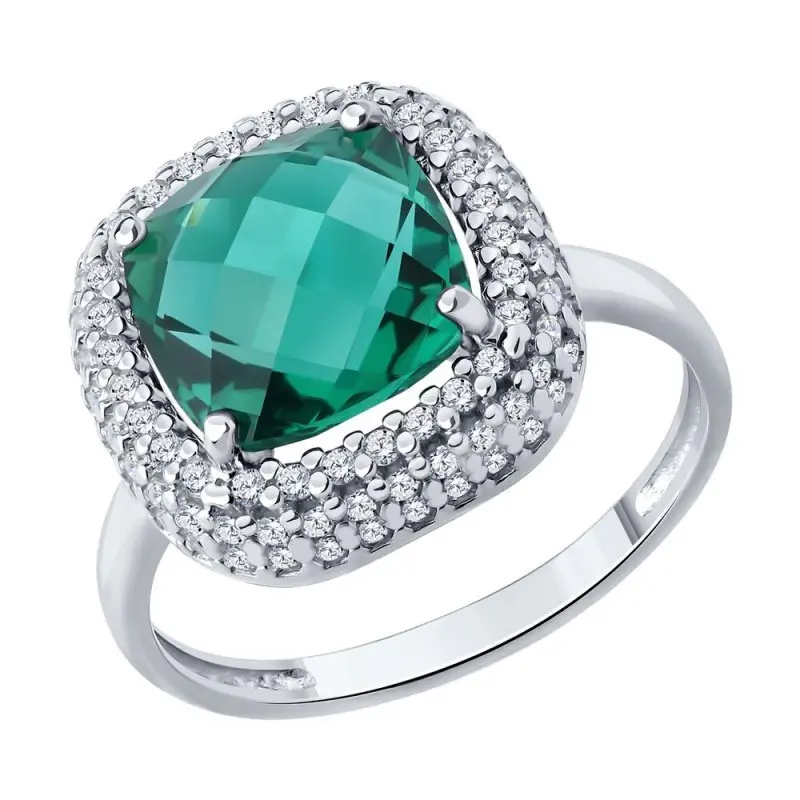 Кольцо декоративное из серебра