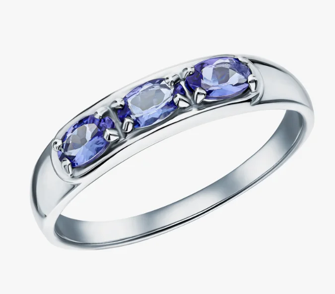 Кольцо декоративное из серебра