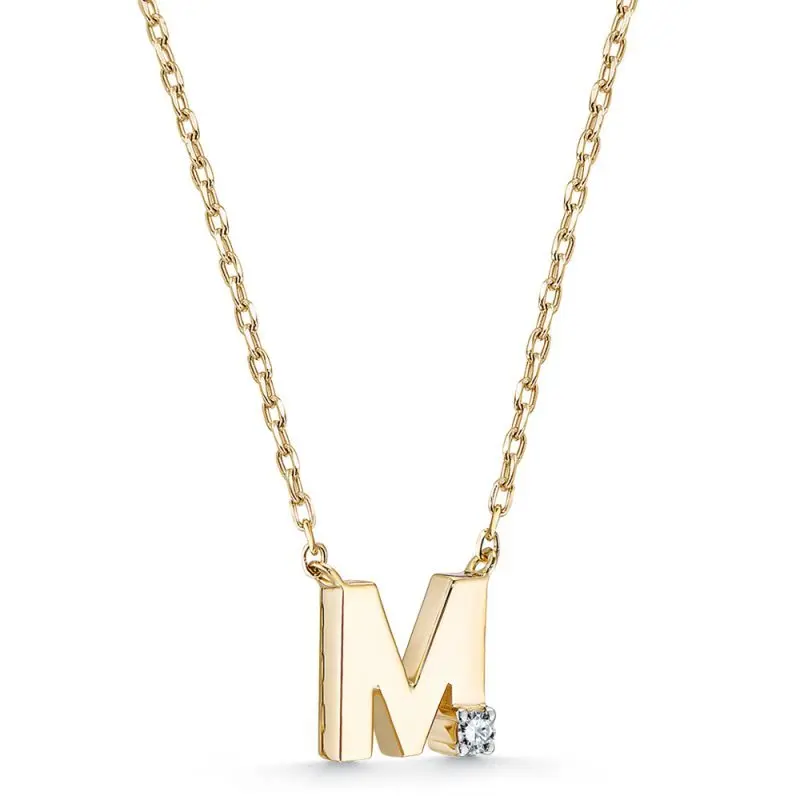 Цепь колье из желтого золота