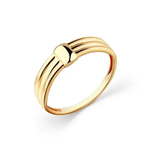 Кольцо декоративное из красного золота