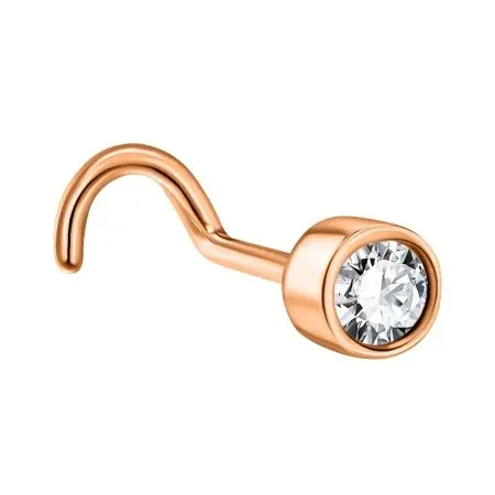 Пирсинг из красного золота