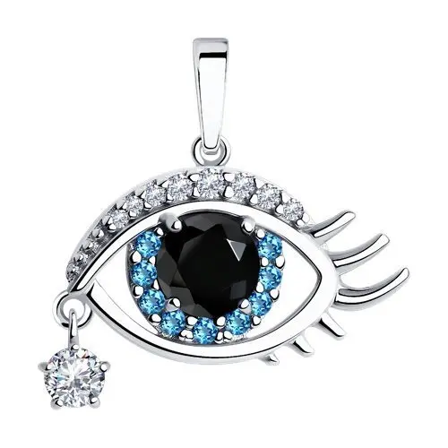 Подвеска декоративная из серебра