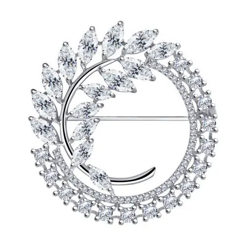 Брошь из серебра