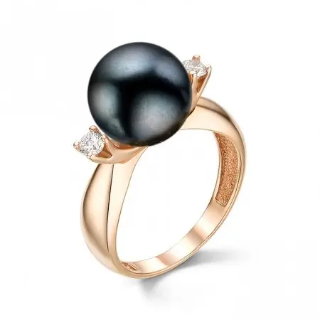 Кольцо декоративное из красного золота