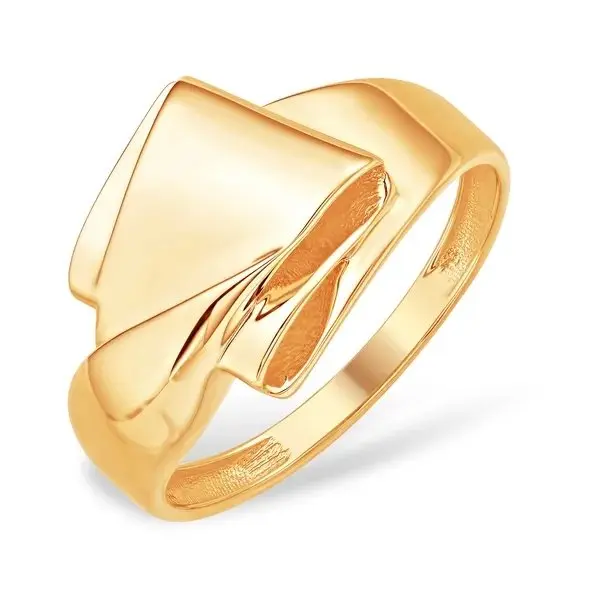 Кольцо декоративное из красного золота