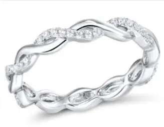 Кольцо декоративное из серебра