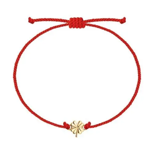 Браслет шнурок из позолоты