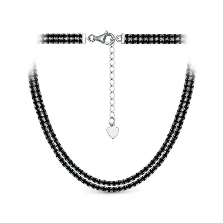 Цепь колье из серебра