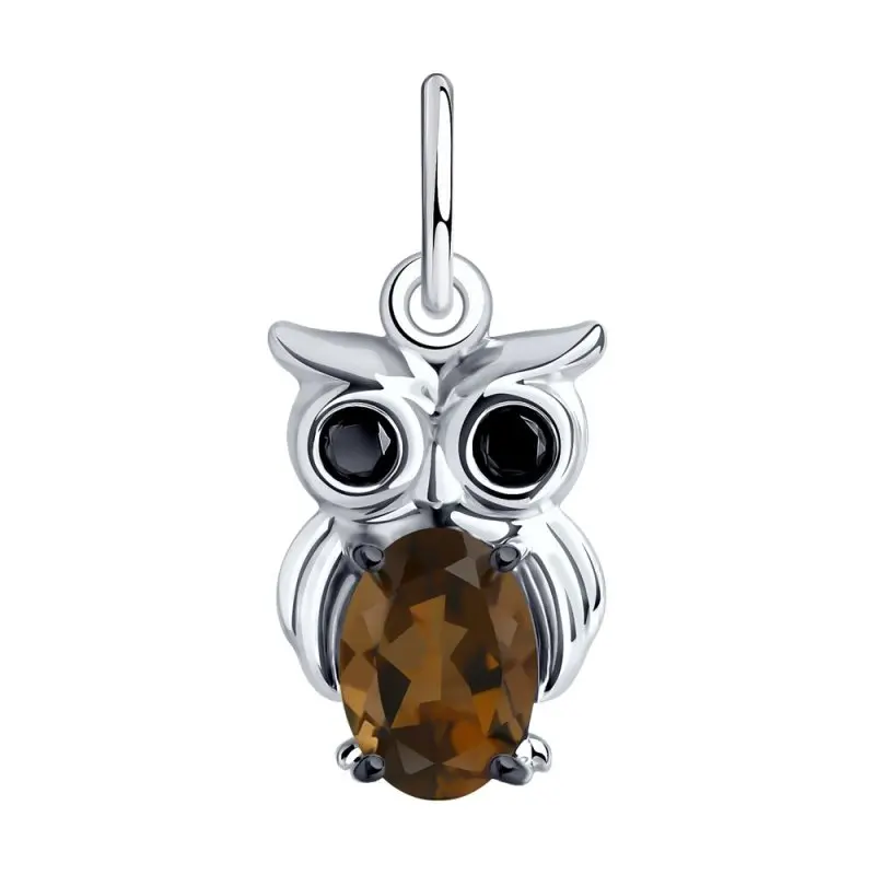 Подвеска декоративная из серебра