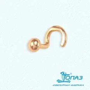 Пирсинг из красного золота