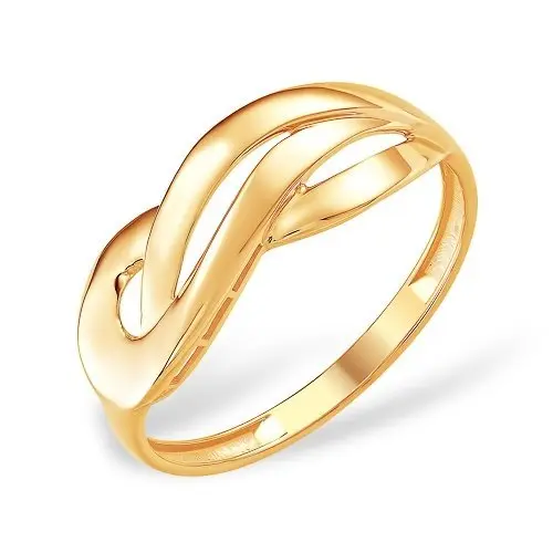 Кольцо декоративное из красного золота