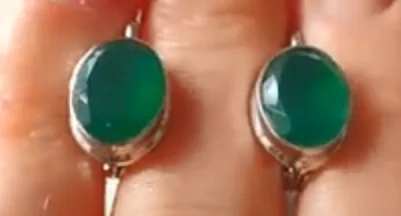 Кольцо декоративное из серебра