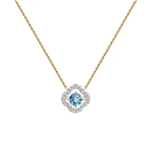 Цепь колье из красного золота