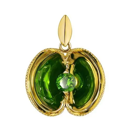 Подвеска декоративная из желтого золота