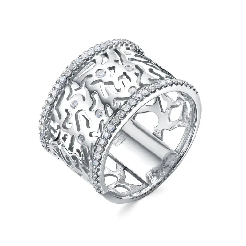 Кольцо декоративное из желтого золота