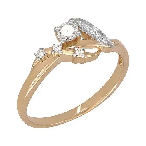 Кольцо декоративное из красного золота Кольцо декоративное из красного золота