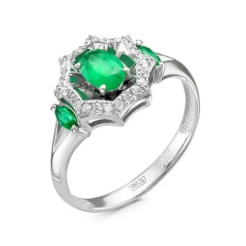 Кольцо декоративное из красного золота