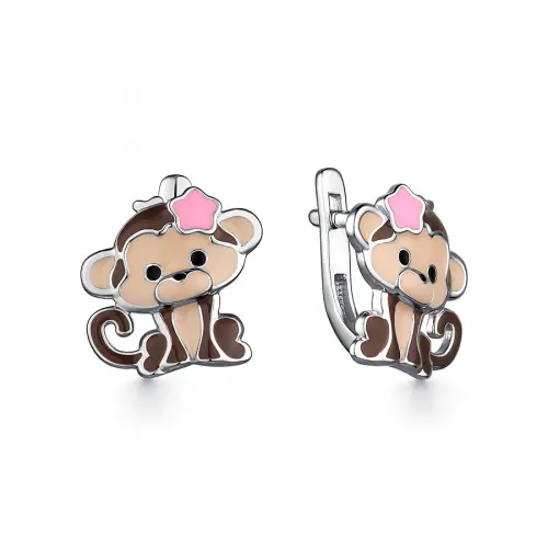 Серьги детские из серебра