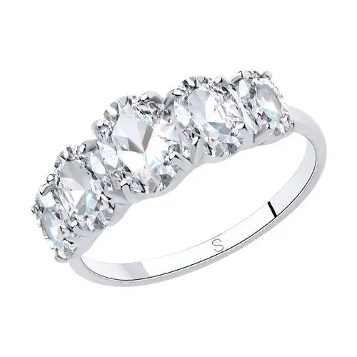 Кольцо декоративное из серебра