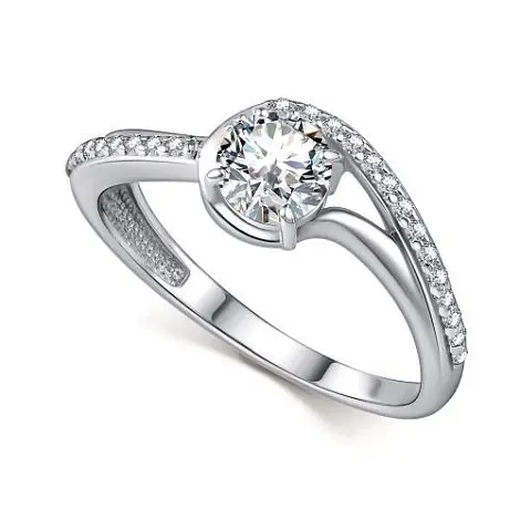 Кольцо декоративное из серебра