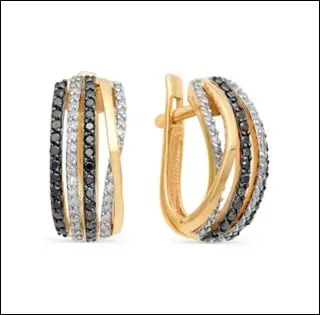 серьги 2-105-612 вид 2