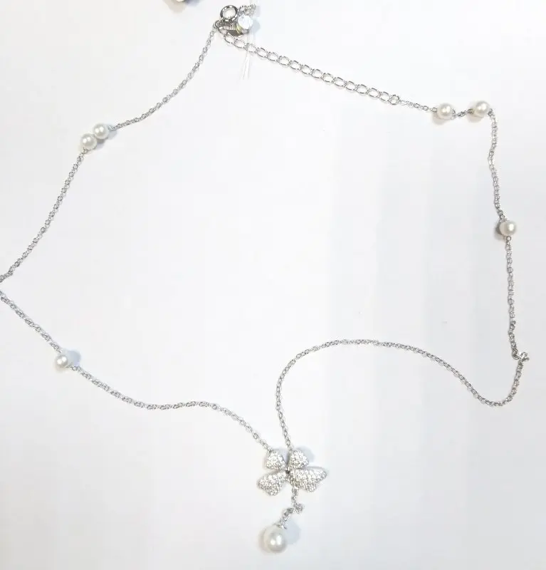Цепь колье из серебра