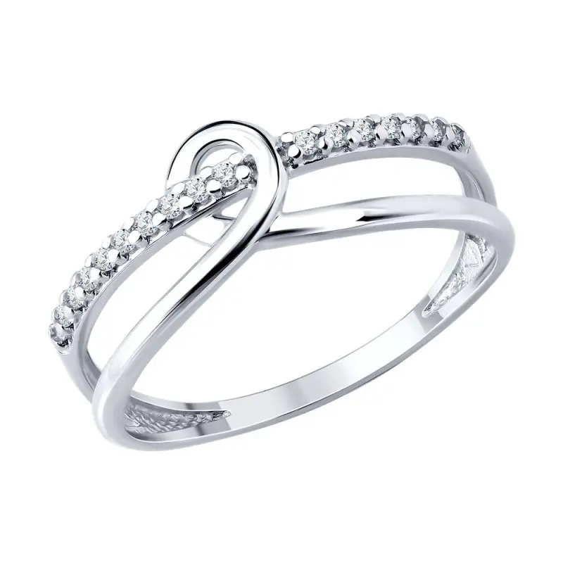 Кольцо декоративное из серебра