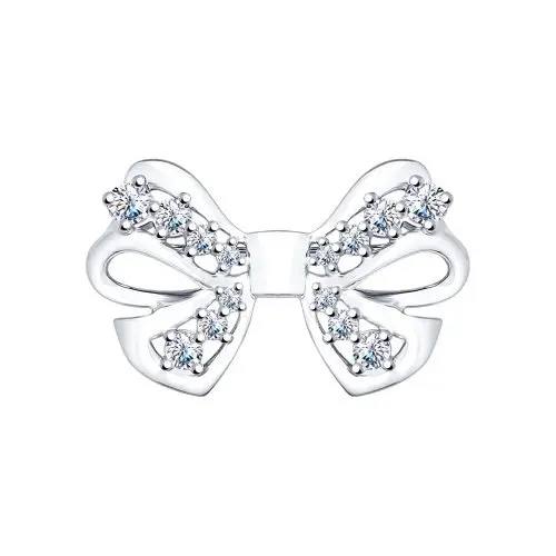 Брошь из серебра