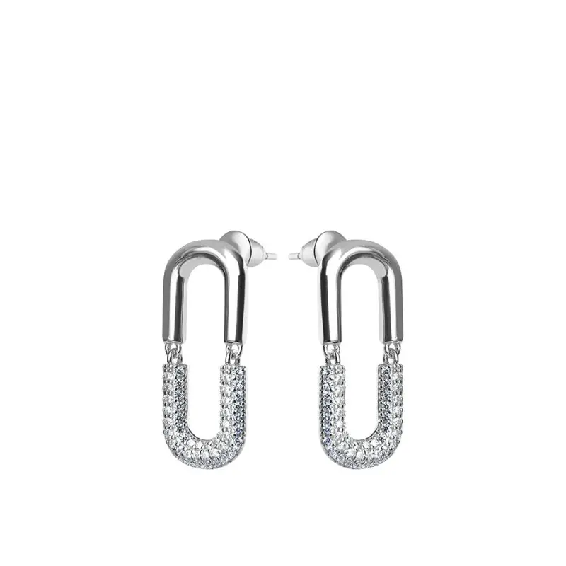 Серьги пуссеты из серебра