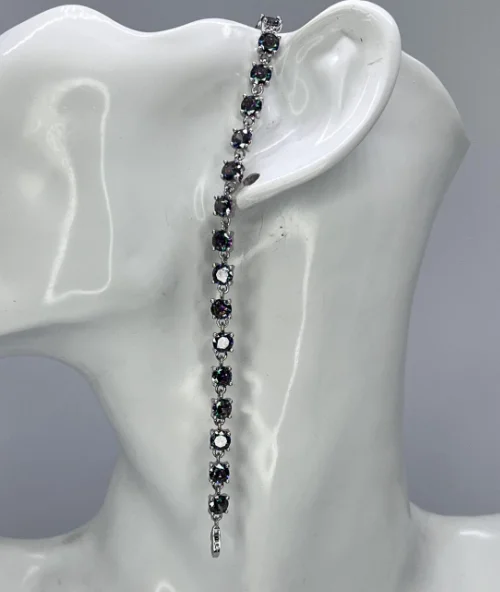 Браслет декоративный из серебра