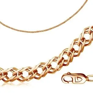 Цепь из красного золота