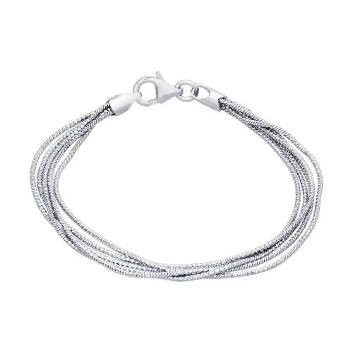 Браслет декоративный из серебра