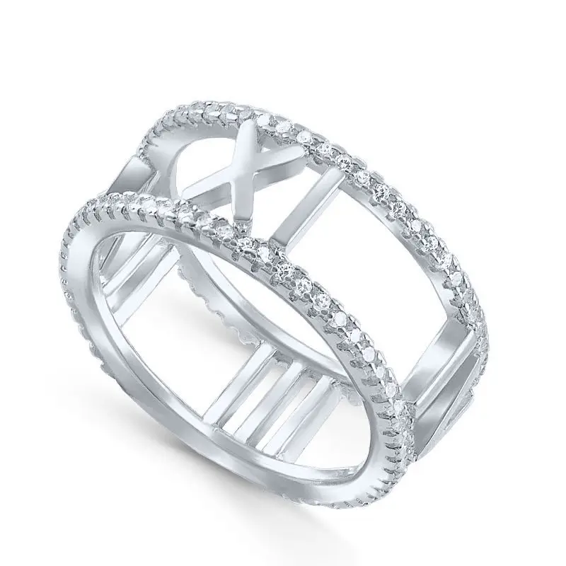 Кольцо декоративное из серебра