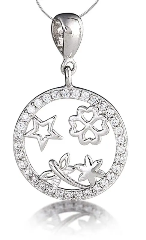 Подвеска декоративная из серебра