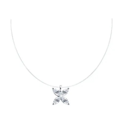 Цепь шнурок из серебра