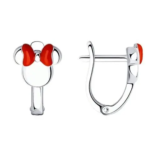 Серьги детские из серебра