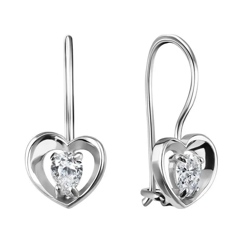 Серьги детские из серебра