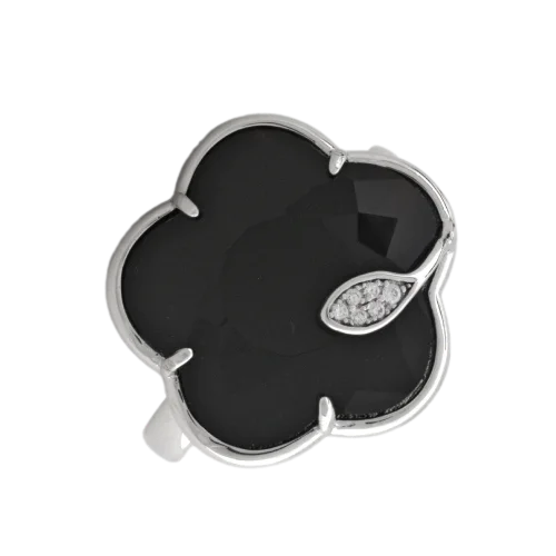 Кольцо декоративное из серебра