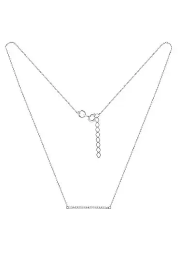 Цепь колье из серебра вид 1
