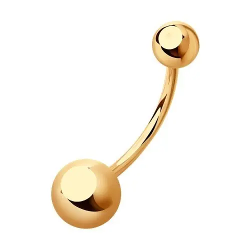 Пирсинг из красного золота