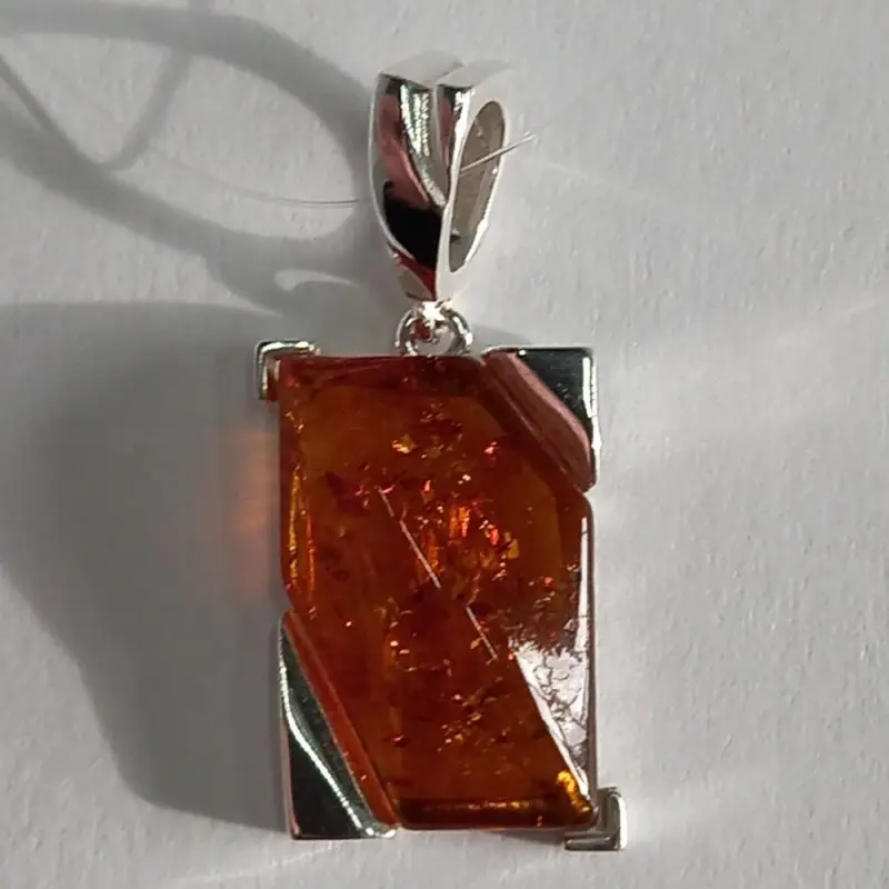 Подвеска декоративная из серебра