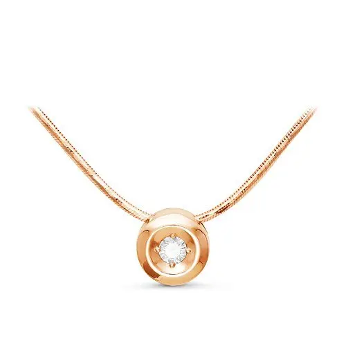 Цепь колье из красного золота