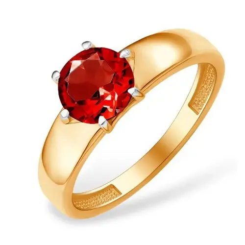 Кольцо декоративное из красного золота