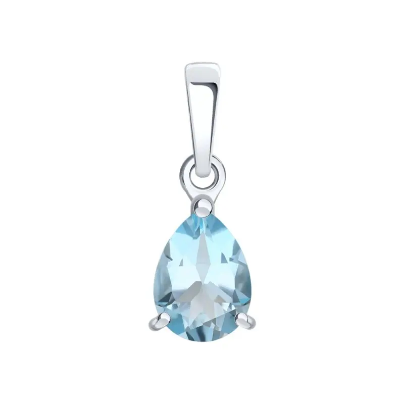 Подвеска декоративная из серебра