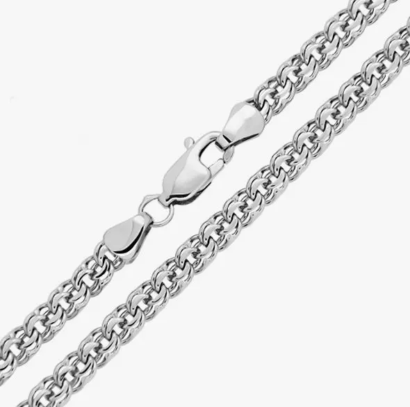 Цепь из белого золота